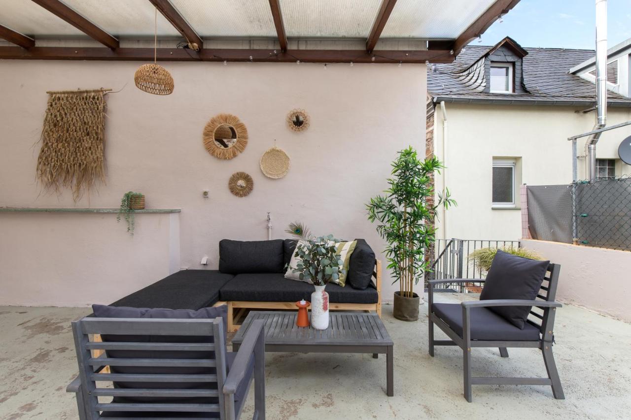 Apartmán Haus Blaue Traube Mit Moselblick Ediger-Eller Exteriér fotografie